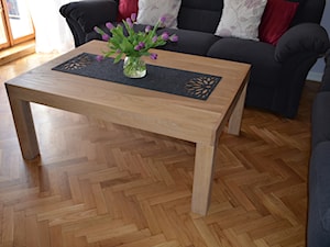 Dębowy stolik lite drewno dąb - zdjęcie od Usługi stolarskie tokarstwo Szczygieł