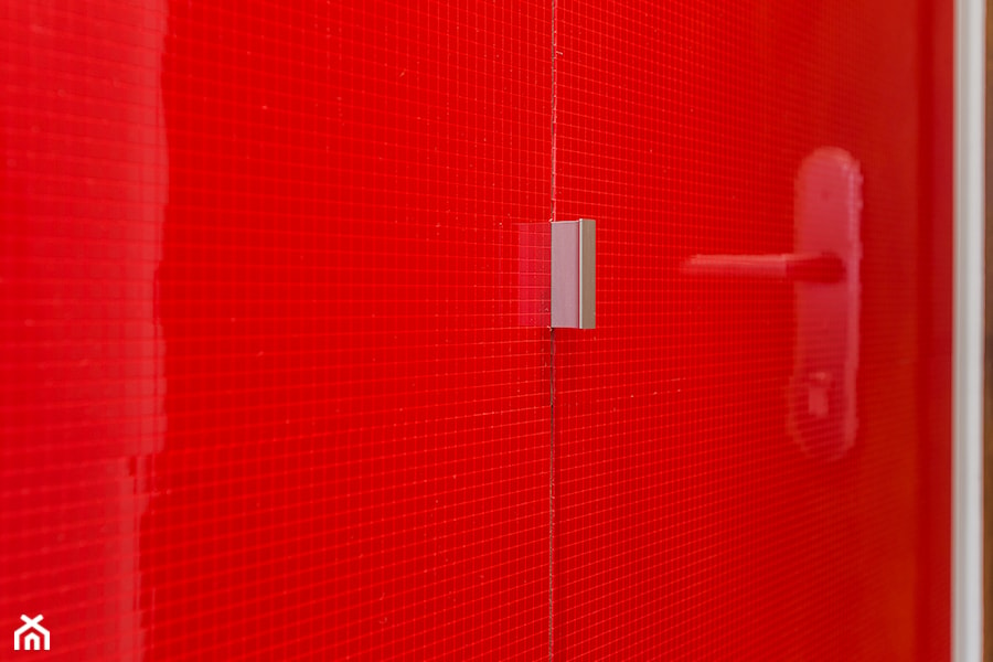 Czerwona szafa - zdjęcie od ZAWICKA-ID Projektowanie wnętrz