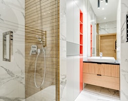 66m2 Królikarnia - Średnia bez okna z punktowym oświetleniem łazienka, styl nowoczesny - zdjęcie od ZAWICKA-ID Projektowanie wnętrz - Homebook