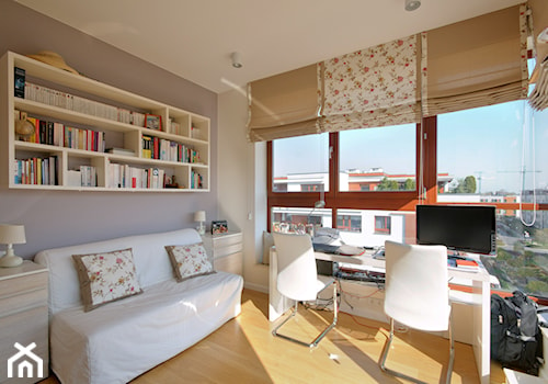 Apartament dla 4-osobowej rodziny - Biuro, styl nowoczesny - zdjęcie od ZAWICKA-ID Projektowanie wnętrz