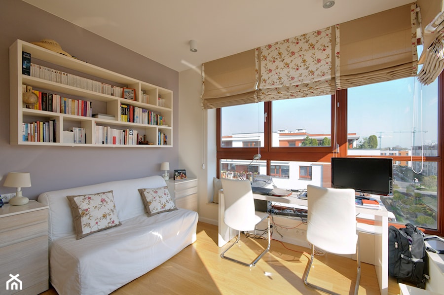 Apartament dla 4-osobowej rodziny - Biuro, styl nowoczesny - zdjęcie od ZAWICKA-ID Projektowanie wnętrz