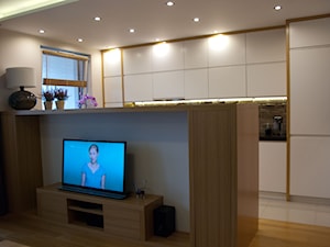 mieszkanie 90m2 - Kuchnia, styl nowoczesny - zdjęcie od ZAWICKA-ID Projektowanie wnętrz