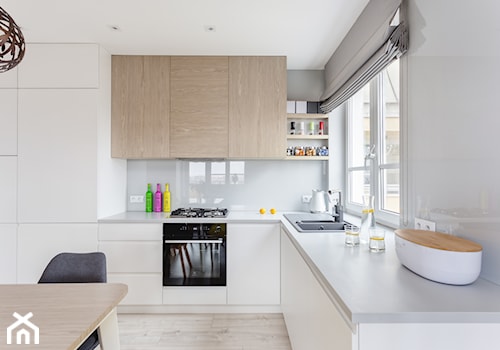90 m2 po remoncie - Kuchnia, styl nowoczesny - zdjęcie od ZAWICKA-ID Projektowanie wnętrz