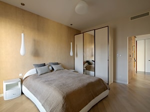 Mieszkanie na Powiślu - Sypialnia, styl nowoczesny - zdjęcie od ZAWICKA-ID Projektowanie wnętrz