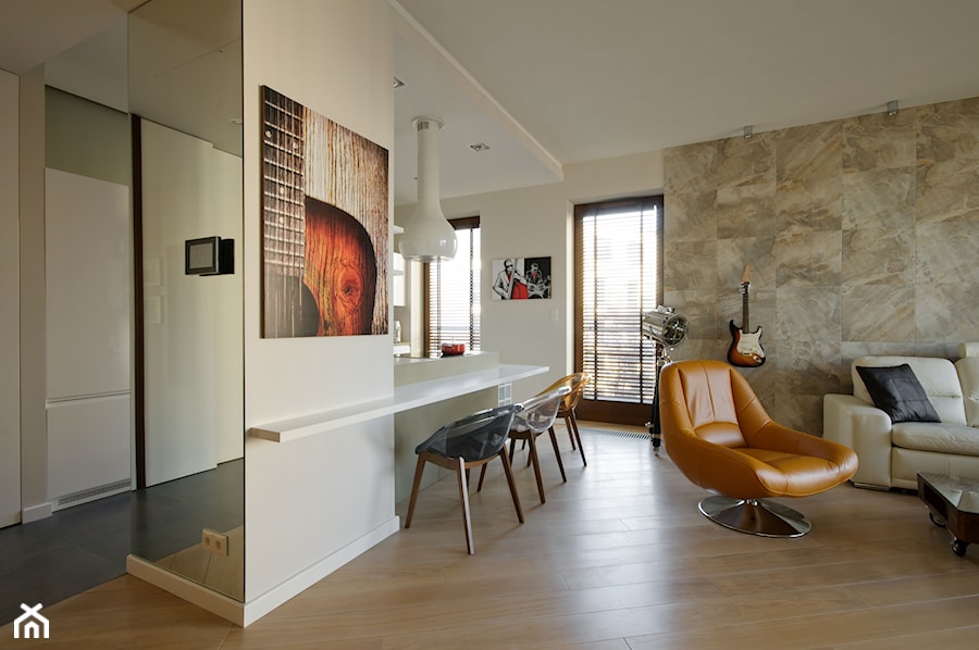 Mieszkanie na Powiślu - Salon, styl nowoczesny - zdjęcie od ZAWICKA-ID Projektowanie wnętrz