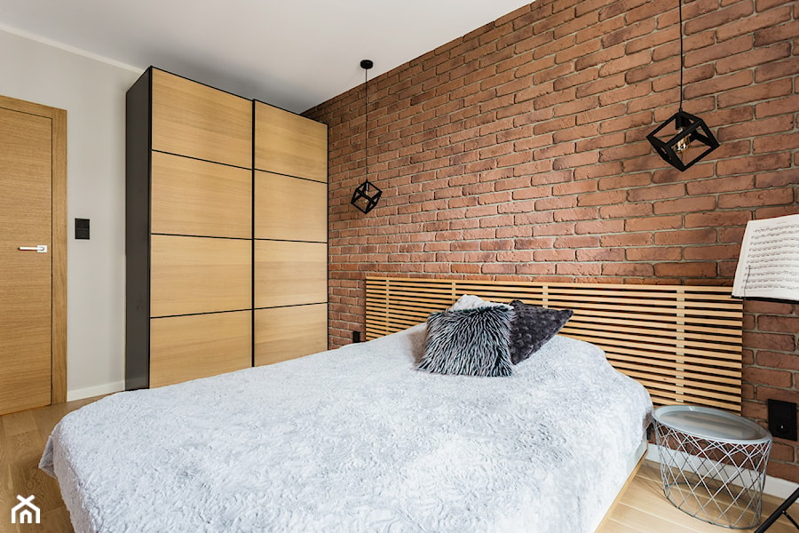 Mieszkanie dla rodziny - Średnia beżowa sypialnia, styl nowoczesny - zdjęcie od ZAWICKA-ID Projektowanie wnętrz