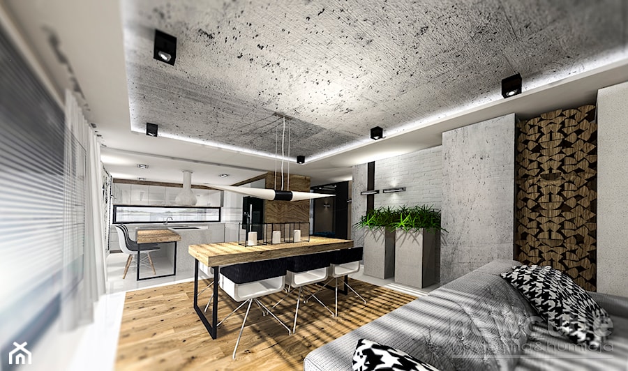 dom Lubin - Kuchnia, styl nowoczesny - zdjęcie od Projektowanie i aranżacja wnętrz mieszkalnych i komercyjnych