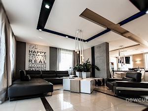 Salon, styl nowoczesny - zdjęcie od Projektowanie i aranżacja wnętrz mieszkalnych i komercyjnych