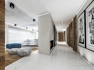 dom Lubin - Hol / przedpokój, styl nowoczesny - zdjęcie od Projektowanie i aranżacja wnętrz mieszkalnych i komercyjnych