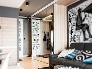 mieszkanie w centrum miasta - Salon, styl nowoczesny - zdjęcie od Projektowanie i aranżacja wnętrz mieszkalnych i komercyjnych