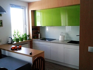 Biało-zielona kuchnia