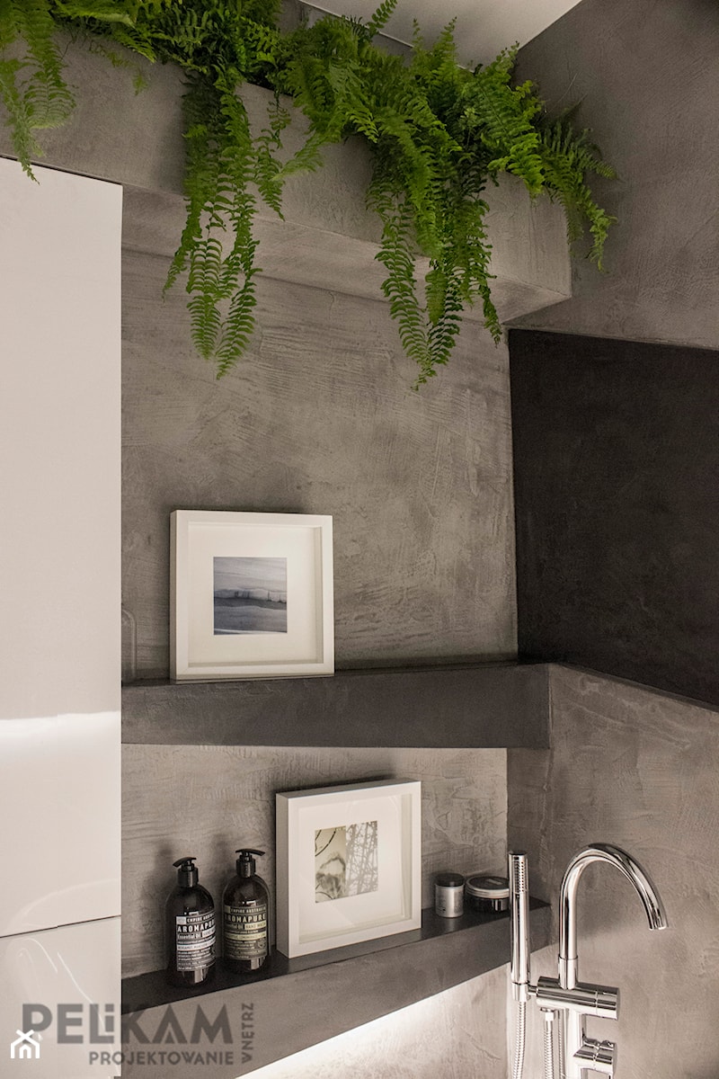 łazienka z betonem - zdjęcie od PELIKAM