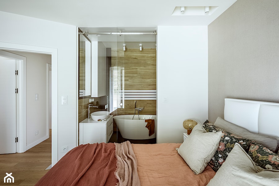 Mieszkanie 110m2 - Sypialnia, styl nowoczesny - zdjęcie od PELIKAM