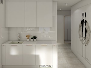 MIESZKANIE_KRAKÓW_50m2 - Kuchnia, styl minimalistyczny - zdjęcie od PRODESIGN