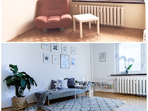 Home staging kawalerki - Salon, styl skandynawski - zdjęcie od SP INTERIOR by Sylwia Palczewska
