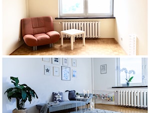 Home staging kawalerki - Salon, styl skandynawski - zdjęcie od SP INTERIOR by Sylwia Palczewska