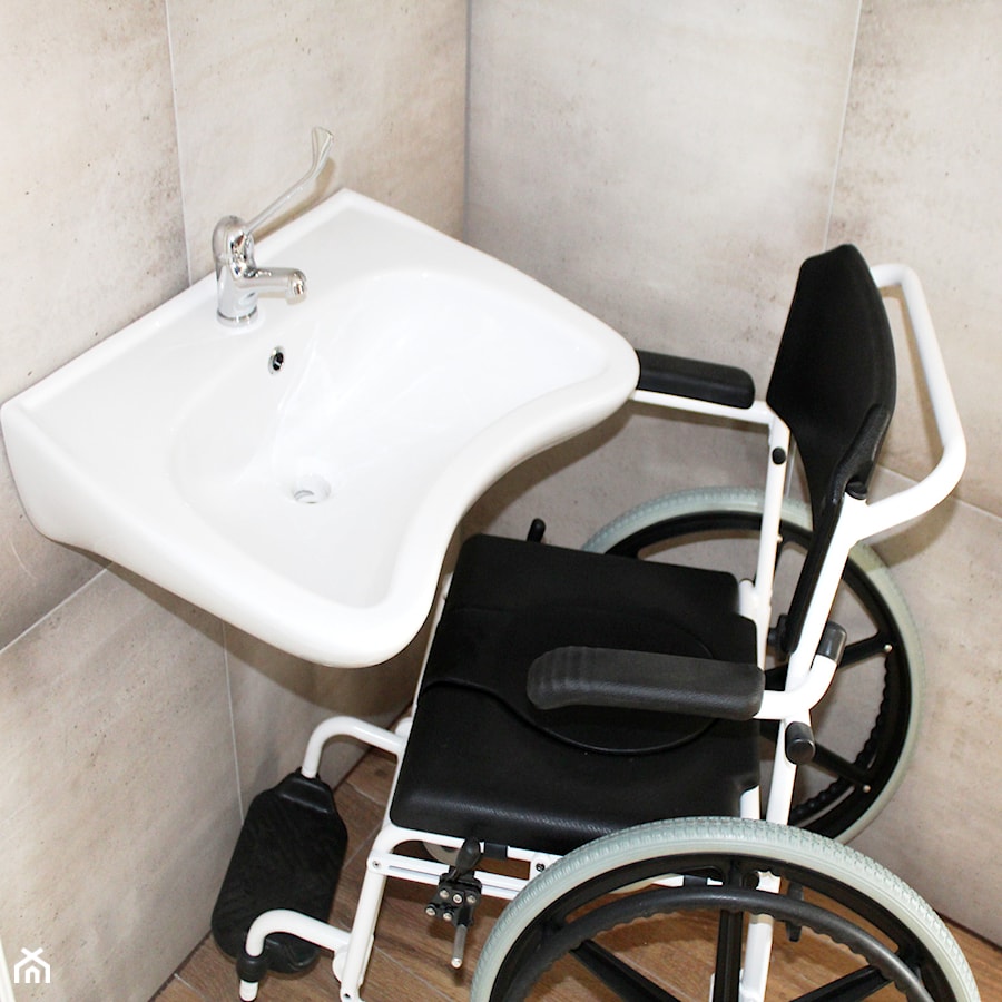 Umywalka dla osób niepełnosprawnych na wózkach ENG1601 - zdjęcie od Akcjum