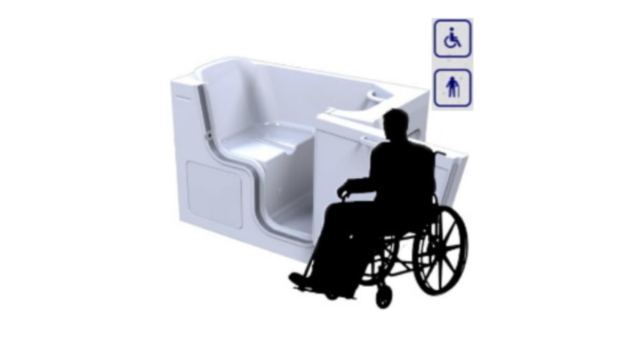 Wanna dla niepełnosprawnych na wózku inwalidzkim 1300x660 TRANQUALITY - zdjęcie od Akcjum - Homebook