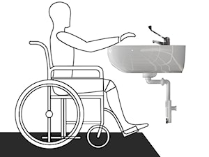 Syfony umywalkowe dla osób niepełnosprawnych 