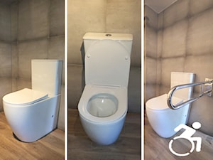 Wc kompakt ceramiczny JENA dla niepełnosprawnych - zdjęcie od Akcjum