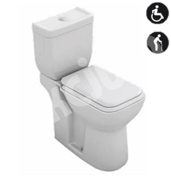 Kompakt wc dla niepełnosprawnych z odpływem pionowym - zdjęcie od Akcjum - Homebook