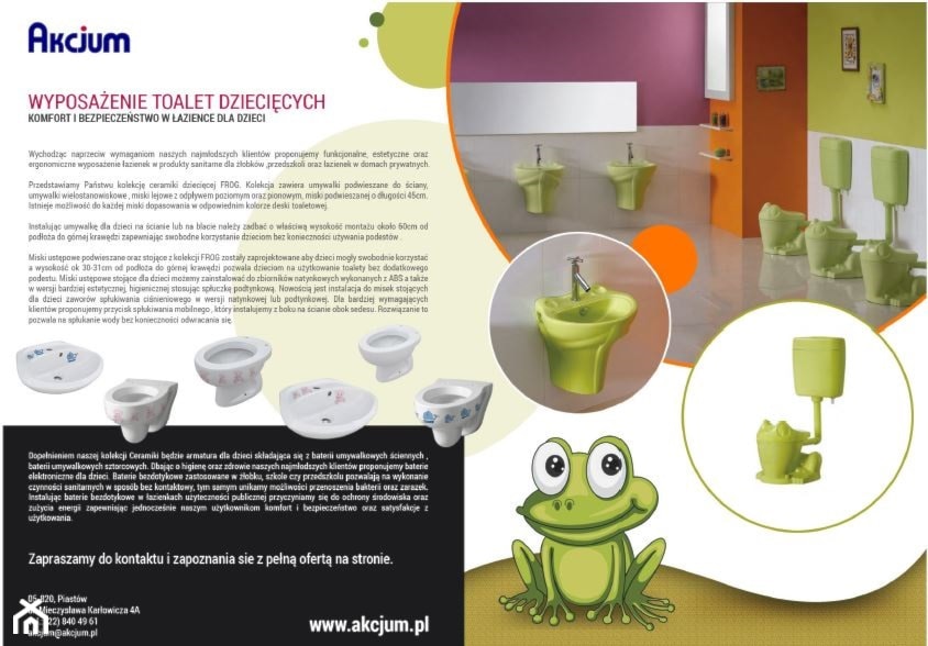Toaleta dla dzieci FROG - zdjęcie od Akcjum - Homebook