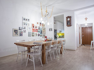 Parter w domu jednorodzinnym - Jadalnia, styl skandynawski - zdjęcie od Patyna Projekt