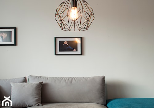 Mieszkanie w bloku - Salon, styl skandynawski - zdjęcie od Patyna Projekt