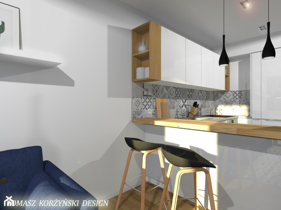 Projekt Mieszkania Kraków - Kuchnia, styl nowoczesny - zdjęcie od Tomasz Korżyński Design