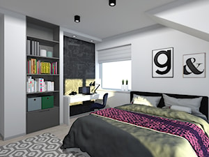 Projekt pokoju dla gości - Sypialnia, styl nowoczesny - zdjęcie od Tomasz Korżyński Design
