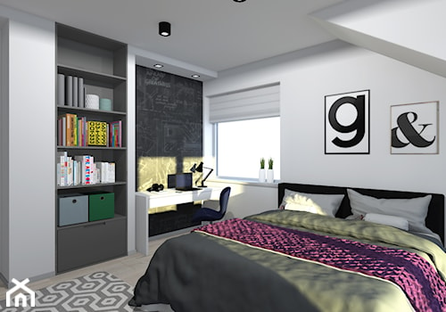 Projekt pokoju dla gości - Sypialnia, styl nowoczesny - zdjęcie od Tomasz Korżyński Design