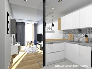 Projekt Mieszkania Kraków - Kuchnia, styl nowoczesny - zdjęcie od Tomasz Korżyński Design