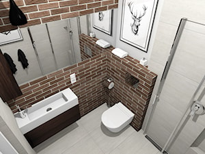 Projekt małej łazienki - Łazienka - zdjęcie od Tomasz Korżyński Design