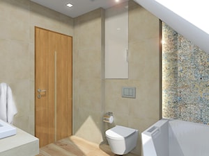 Projekt łazienki dom pod Krakowem - Łazienka, styl nowoczesny - zdjęcie od Tomasz Korżyński Design