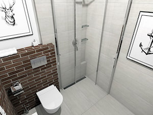 Projekt małej łazienki - Łazienka - zdjęcie od Tomasz Korżyński Design