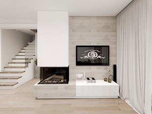 Dom jednorodzinny SCANDI | Środa Śląska - Salon, styl nowoczesny - zdjęcie od HOUSE OF HAROLD interiors