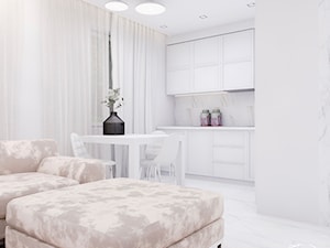 PROJEKT | CL.AL Pure White apartment - Kuchnia - zdjęcie od Karolina Harold Interior Design