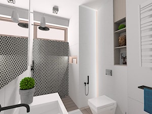 projekt łazienki w stylu skandynawskim - zdjęcie od OLIVKAdesign