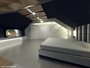 Sypialnia na poddaszu - zdjęcie od Anna Maria Marszałek Studio Projektowe