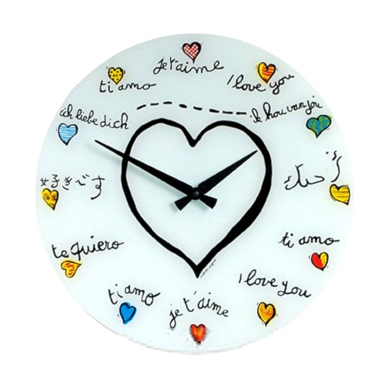 Zegar ścienny dla dzieci Nextime Loving You - zdjęcie od SuperWnetrze.pl