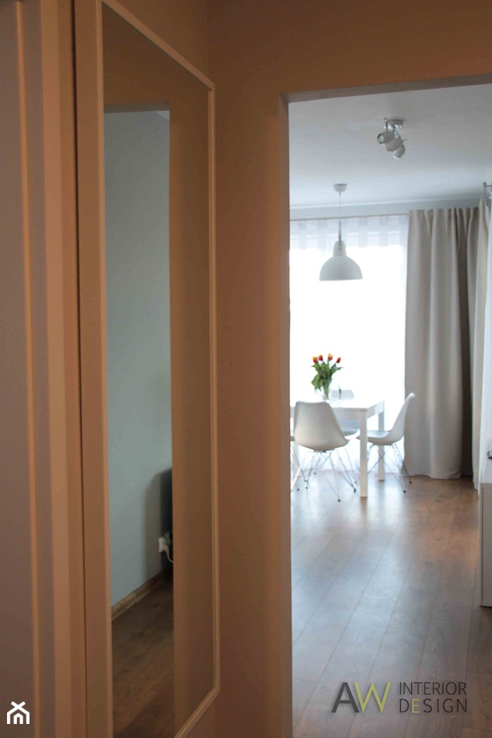 Apartemant Kraków - Hol / przedpokój, styl nowoczesny - zdjęcie od AW INTERIOR DESIGN Agnieszka Wójcik - Homebook