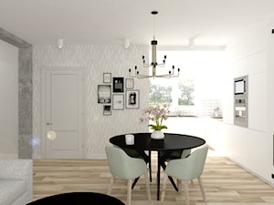 Dom w Baranowie - Salon, styl nowoczesny - zdjęcie od ememstudio