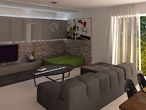 Mieszkanie Rataje 2 - Salon - zdjęcie od ememstudio