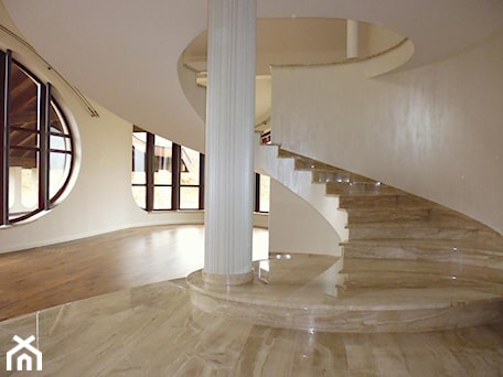 Aranżacje wnętrz - Salon: Projekt rezydencji Villanette - AMAYA - schody w salonie - Architekci VILLANETTE. Przeglądaj, dodawaj i zapisuj najlepsze zdjęcia, pomysły i inspiracje designerskie. W bazie mamy już prawie milion fotografii!