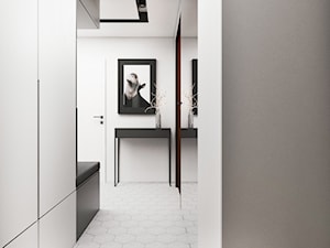 Mieszkanie Jaworzno - Średni szary hol / przedpokój, styl nowoczesny - zdjęcie od FOORMA Pracownia Architektury Wnętrz