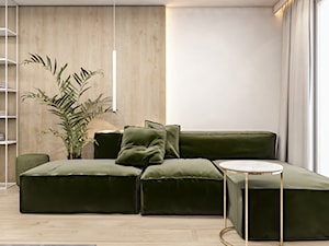 Projekt wnętrza mieszkalnego Katowice - Salon, styl skandynawski - zdjęcie od FOORMA Pracownia Architektury Wnętrz