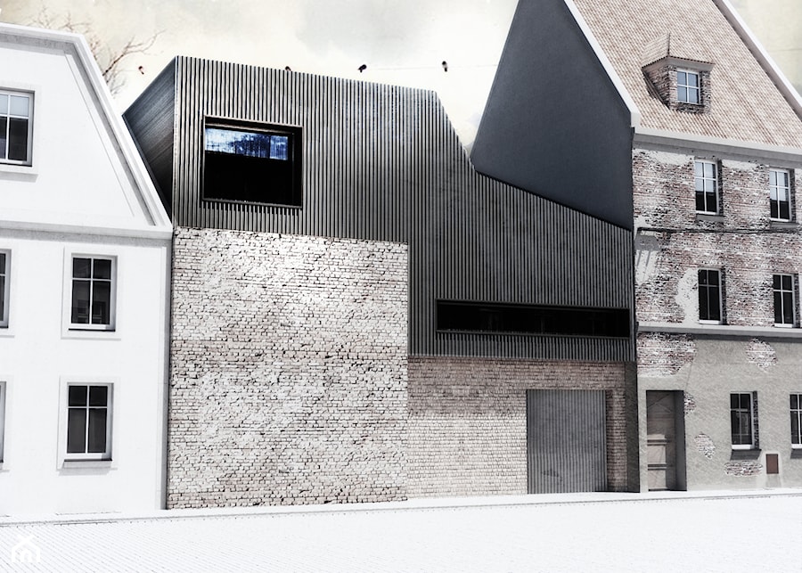 Projekt plomby domu jednorodzinnego Gliwice - Nowoczesne domy, styl nowoczesny - zdjęcie od FOORMA Pracownia Architektury Wnętrz