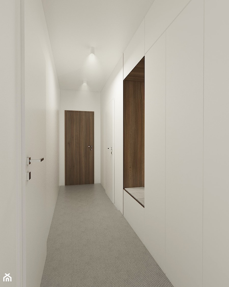 Eleganckie mieszkanie - Hol / przedpokój, styl nowoczesny - zdjęcie od FOORMA Pracownia Architektury Wnętrz