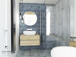 Łazienka - Średnia łazienka, styl vintage - zdjęcie od FOORMA Pracownia Architektury Wnętrz