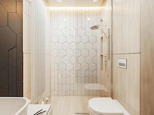Łazienki - Mała na poddaszu bez okna łazienka, styl tradycyjny - zdjęcie od FOORMA Pracownia Architektury Wnętrz